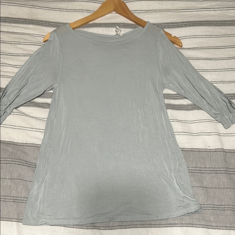 Elegant Gray Women's Top